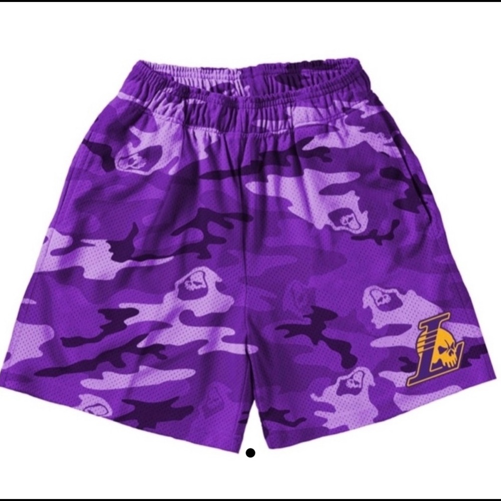 WARREN LOTAS EXCLUSIVE SOLD OUT LAKERS MESH SHORTS